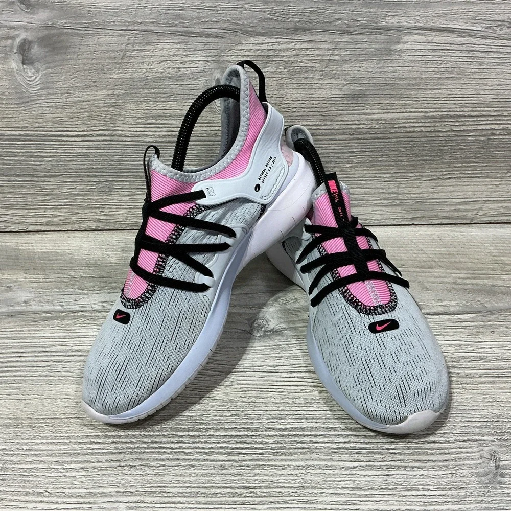 Nike Flex Contact 3 AQ7488-400 Gray Running Shoes Sneakers Women's Size 7.5